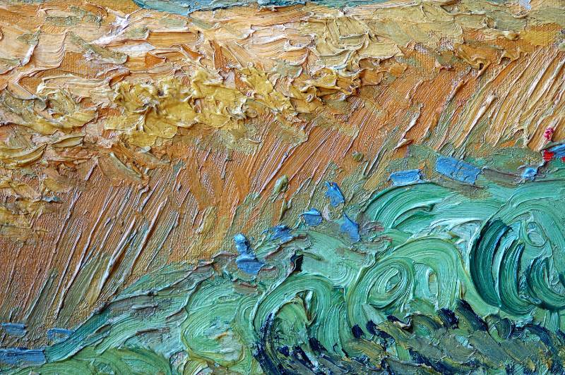 Van Gogh Style Oil Texture